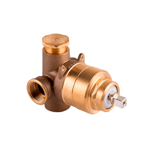 Base Misturador Monocomando Para Banheira Ou Chuveiro Baixa Pressão Alta Vazão 3/4 Chrome - Docol