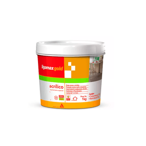Rejunte Acrilico Ligamax Gold (ab) Grafite 1 Kg - Sika