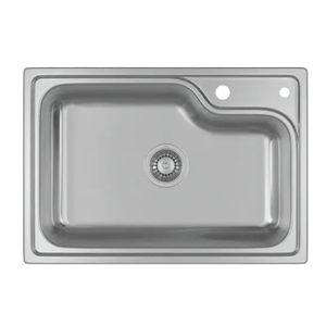 Cuba De Cozinha Retangular C/ Deck Facile Inox  60x40cm - Deca