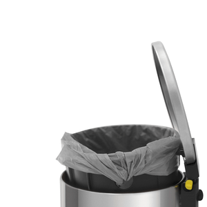 Lixeira C/ Pedal Loop 5 L Aco Inox C/ Acab. Polido (94547005) - Tramontina
