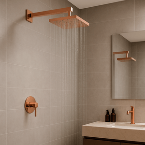 Chuveiro De Parede Docolheaven  Q200 Cobre Polido - Docol