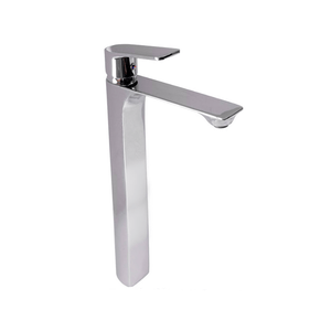 Steel Chrome Monocomando Lavatorio Mesa Bica Alta - Levo