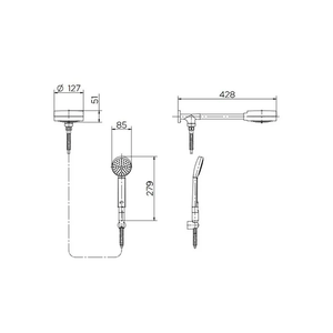 Chuveiro Technoshower Com Desviador 1/2 - Chrome - Docol