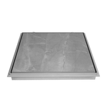 tampa casa de maquinas c grelha  80x80 cm cinza  conceito tampas