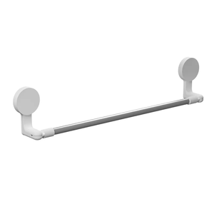 Porta Toalha Com Adesivo  Branco 58,5 X 5,4 X 11,8 Cm - Astra