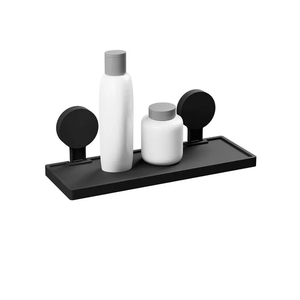 Prateleira Com Adesivo Preto Fosco 32,1 X 11,5 X 11,7 Cm - Astra