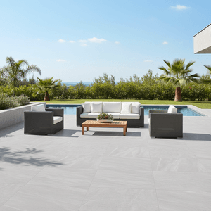 Piso Puglia Grigio Mre Ru591007 Esmaltado Retificado 90,0x90,0 - Bellacer
