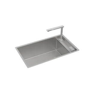 Cuba De Cozinha Retangular C/ Monocomando Supra Hide Inox 70x40x31cm - Deca