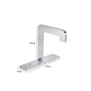 Misturador  Click De Mesa Bica Alta Para Lavatório 1877.c98  Cromado - Deca